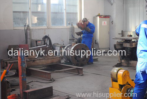 Riveting and welding structural parts-pump parts