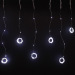 LED Copper Wire Icicle Curtain Lights USB With Remote Fairy Lights String Garland For Wedding Party Curtain Decor