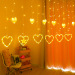 Valentine's Day Led Love Curtain For Holiday Wedding Home Decor String Light