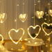 Valentine's Day Led Love Curtain For Holiday Wedding Home Decor String Light