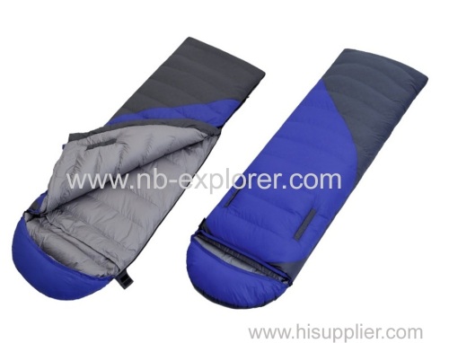 Down filling sleeping bag