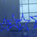 Led 6 Big Star 6 Small Star Light For Party Holiday Decoration USB Battery String Curtain Night Light