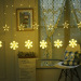 LED snowflake curtain light copper wire light decoration wedding festival atmosphere light girl room romantic