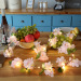 Led Rattan String Lights Christmas ins Room Decoration Hydrangea Vine String Lights