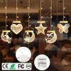 Valentine's Day Led Icicle Romantic Home wall Decor USB Acrylic 3D Curtain String Light high class Party holiday gift li