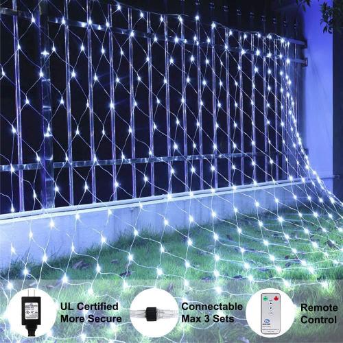 Led 3m*2m 200leds Net Light For Christmas Holiday Party Remote Control Curtain Light