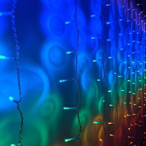 Led 1.5*2 m 210 LEDs Rainbow String Light 8 Function Remote Control For Decoration Curtain String Night Light