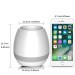 Bluetooth Audio Smart flower Pot touch plant music potted LED lights plastic Vase home decoration accessories toys