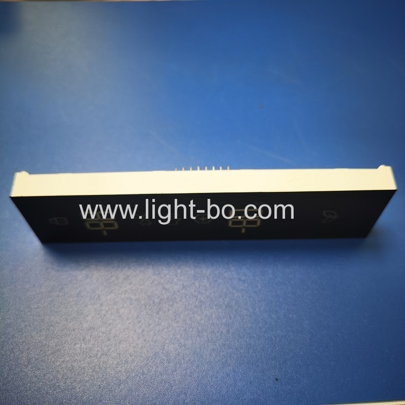 Ultra beyaz / yeşil 7 segment led ekran modülü buzdolabı kontrolörü için ortak katot