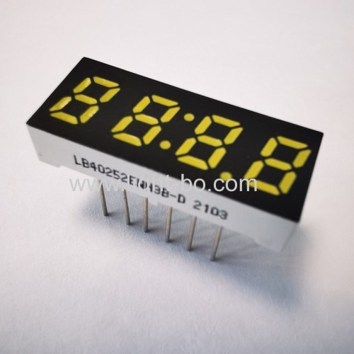 Ultra bright white small size 0.25 4 Digit 7 Segment LED Clock Display common cathode for home appliances