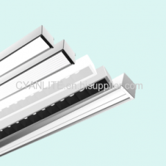 Cyanlite LED T grid linear light TIMO for T15/T24 T bars lay-on ceiling