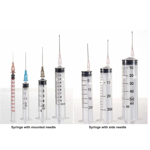 1ml 3 Ml 5ml 10ml 20ml 60ml Disposable Plastic Luer Lock Syringes with Needle