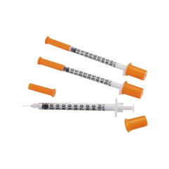 Wholesale Disposable Insulin Syringe with Fixed Needle 0.3ml 0.5ml 1ml