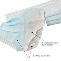 Disposable String Tie-on 3ply Protective Surgical Face Mask