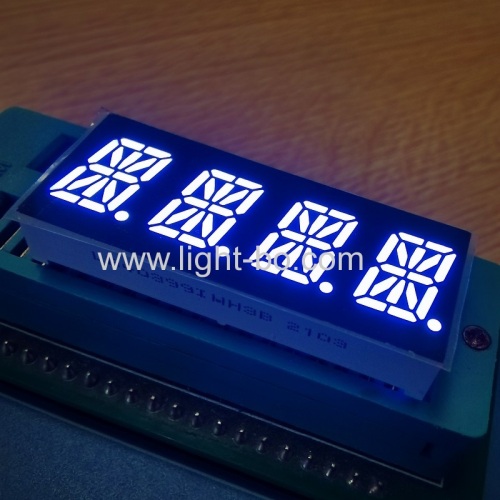 display alfanumérico led branco ultra brilhante de 0,39 polegadas de 16 segmentos e 4 dígitos ânodo comum para painel de instrumentos