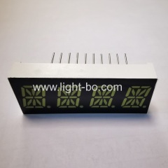 Ultra bright white 0.39inch 16-segment 4-digit LED alphanumeric display common anode for Intrument Panel