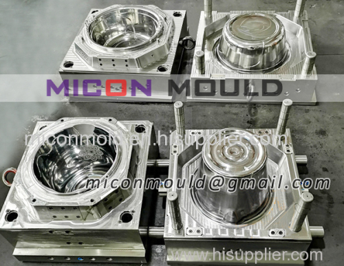 injection molding laundry pail mould
