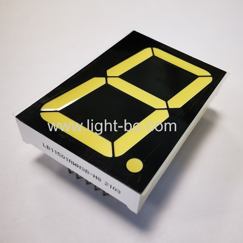 Ultra white common anode 1.5" 7 segment led display for digital read-out panel