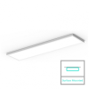 Cyanlite surface mounted LED panel light for concrete ceiling no visible screws replacement of traditional troffer