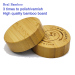 Eco friendly bamboo CR child resistant cap Nature bamboo lid for bottles jars