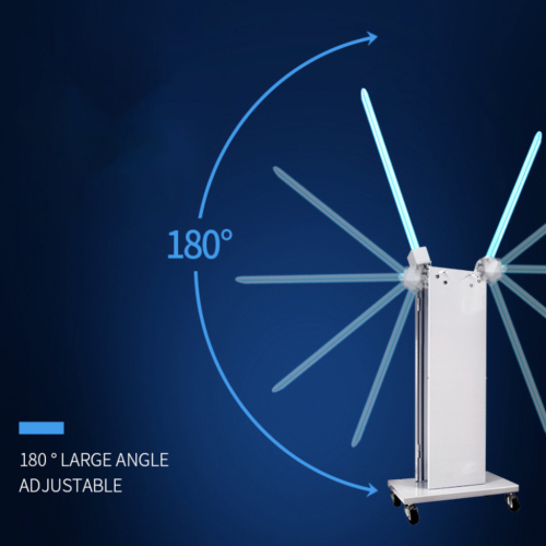 EPA CE FCC ISO RoHS Hospitals Schools Restaurants Cinemas UVC Light Air Purifier UV Lamp Trolley