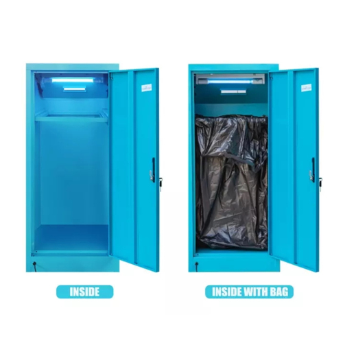 Metal Trash Bin Dustbin Face Mask Recycle Indoor Garbage Cans Recycling UVC Medical Waste