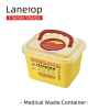 5L Biohazard Safety Red Medical Waste Container Plastic Sharp Box