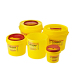 Custom 1.5L FDA Approved Small Round Yellow Disposable Sharps Medical Waste Container for Hospital Clinic and Dental Use