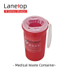 Plastic Box for Biohazarad Safety Medical Containers Syringe Round Sharps High Quality Manufacturer