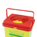 4.6L Plastic Quadrate Disposable Sharps Container Boxes for Hospital Waste Disposal with Leak Proof and Puncture Resista