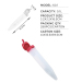 0.1L Half Translucent Medical Sharps Tube with Red Lid