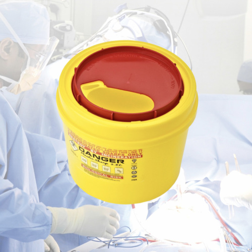 2.8L Biohazard Medical Container with Round Shape and Puncture Resistant