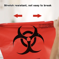 Biohazard Plastic Waste Bag China Ziplock Biohazard Medical Specimen Bag