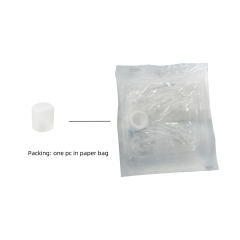 White Color Medical Silicone Cap Cover for Luer Lock Fitting