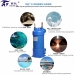 Horizontal swimming pool titanium heat exchanger of PVC shell