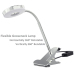 360 Degree Flexible Gooseneck Desk Reading Clip Light