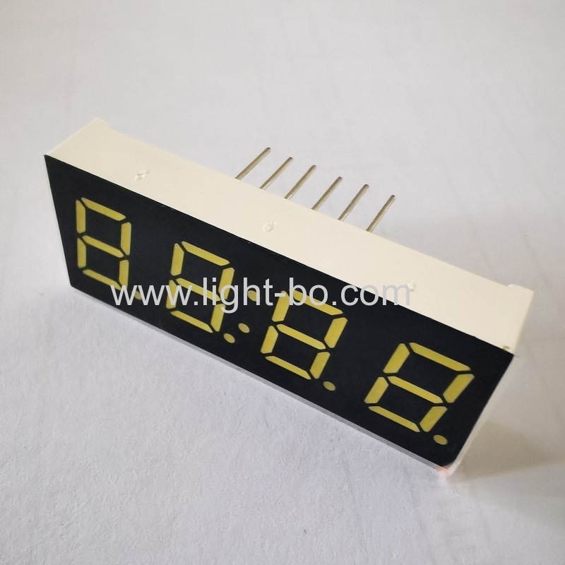 Ultra White 4-Digit 7 segment led display 0.4" common cathode for instrument panel