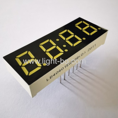 Ultra White 4-Digit 7 segment led display 0.4  common cathode for instrument panel