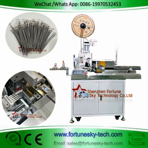 Fully Automatic Five Wires Cutting Stripping And Tinning Machine