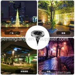 Solar Powered 3 LED Solar Light Outdoor 4LED 8leds Solar Outdoor LED Garden Light Lawn Path Yard Fence Stainless Steel B