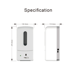 Electric Automatic Hand Sanitizer Dispenser / Spray Foam Gel Sensor Soap Dispenser