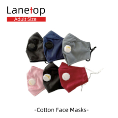 Reusable Anti Haze Adult Mouth Mask Pm2.5 Dust Mask Cotton Anti-Fumes Respirator Mask on The Mouth Adjustable Size