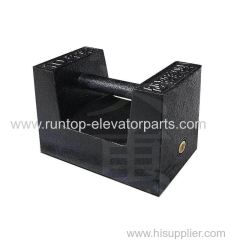 Elevator counter weight block