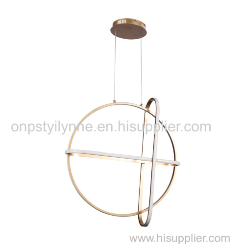 Modern Luxury nordic decorative smart linear kitchen island pendant light chandelier