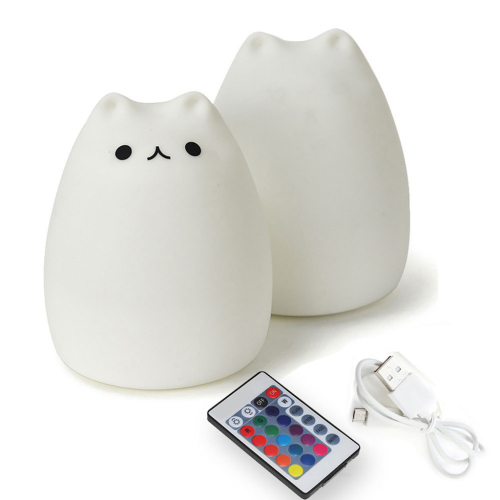 Rechargeable and Portable Color Changing Touch Sensor Silicone Dinosaur Night Baby Light
