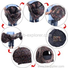 Camo fabric POPUP hunting tent