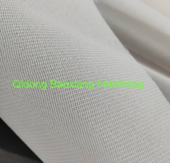 Warp knitted interlining / Tricot interlining 40D*120D PES 40GSM