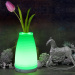 Vase Flower 7 color Changeable Home Hotel Decoration Table Lamp
