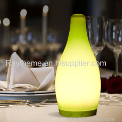 Shenzhen Glass Bottle Color Changeable Table Lamp