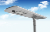 IP65 High Lumen 40W 6000K All In One Solar Panel Powered Street Light Price with sensor